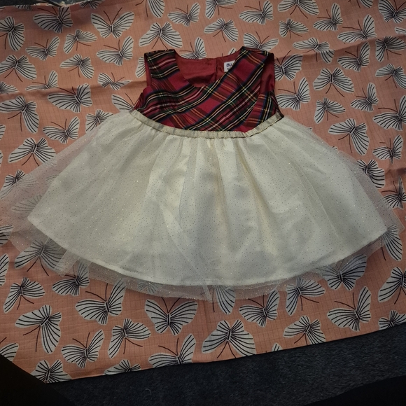 Blueberi Boulevard Other - Plaid and Tulle Kids Formal Dress